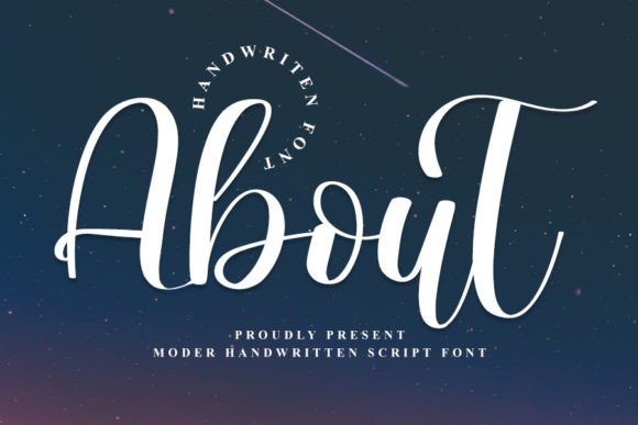 About: A Flowing Script for Creative Projects