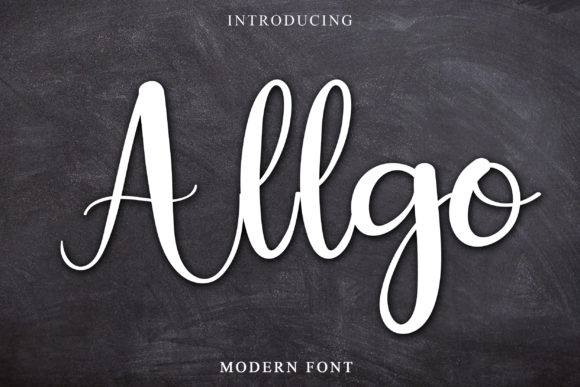 Allgo: A Versatile Script Font for Web Design