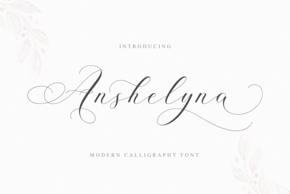 Anshelyna: A Elegant Handwritten Font