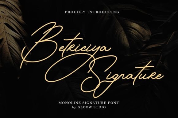 Betriciya Signature Font Review
