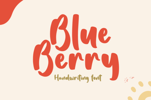 Blue Berry Font: Chic Script for Creative Projects