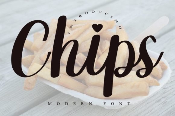 Chips Font: A Creative Typeface for Digital Campaigns
