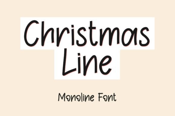 Christmas Line Font Review
