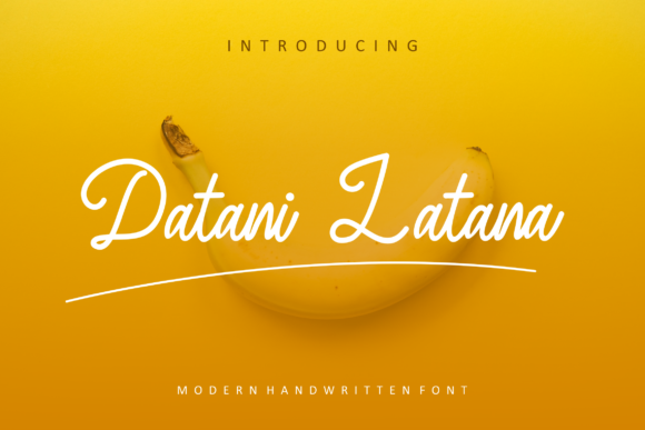 Datani Latana: A Vintage Calligraphy Font