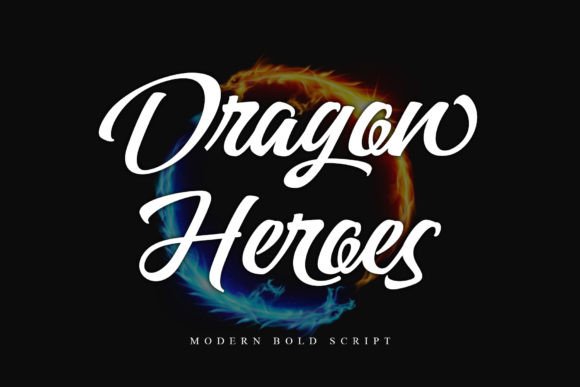 Dragon Heroes Font for Web Design