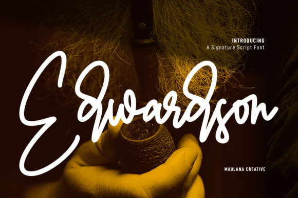 Edwardson Signature: A Creative Typeface