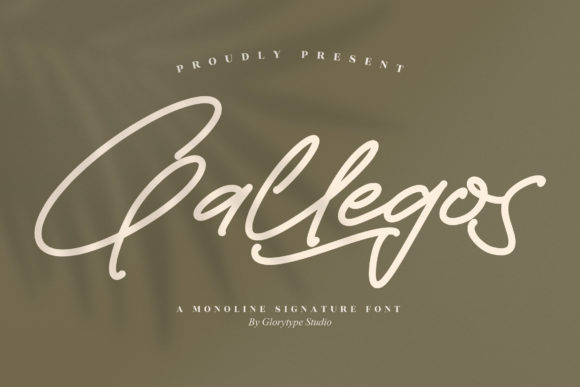 Gallegos – Elegant Script Font