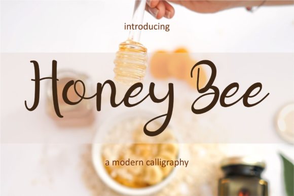 Honey Bee Font: Elegant Script for Editorial Design