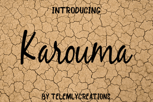 Karouma: A Handwritten Font for Web Design