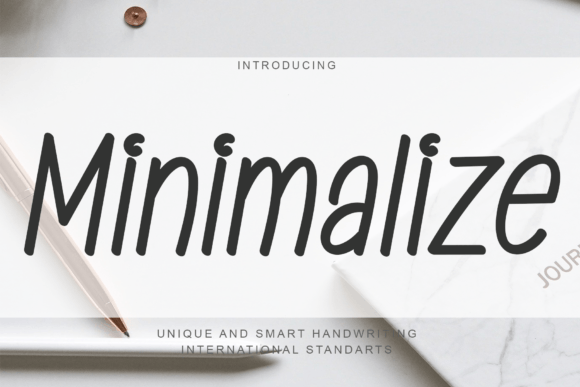 Minimalize: A Handwritten Font for Web Design