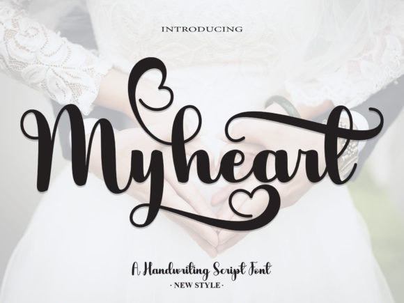 Myheart: A Delicate Handwritten Font