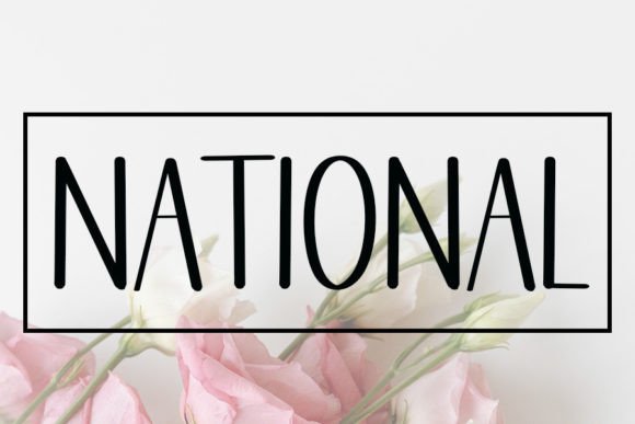 National: A Font for Memorable Marketing