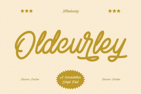 Oldcurley: A Vintage Script Font