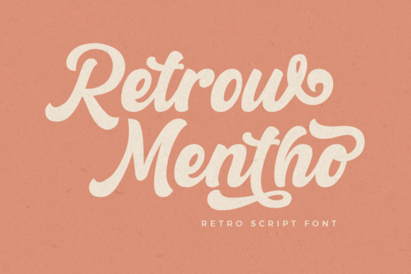 Retrow Mentho: A Retro Font for Modern Campaigns