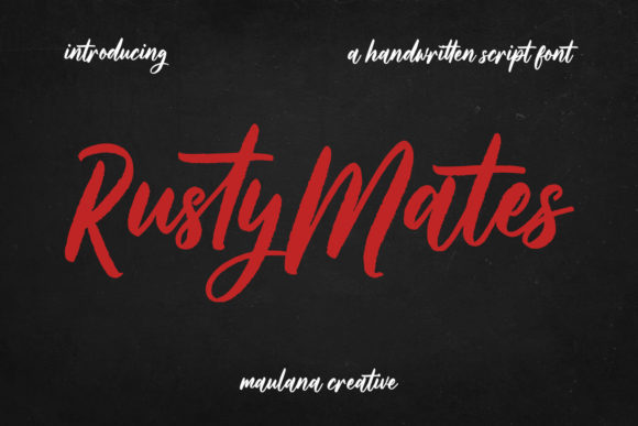 Rusty Mates: A Bold Script for Creative Campaigns