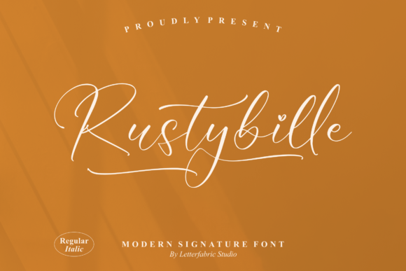 Rustybille: A Script Font for Creative Marketing