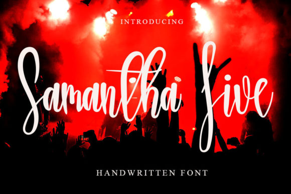Samantha Live Font: Elegant Handwritten Style