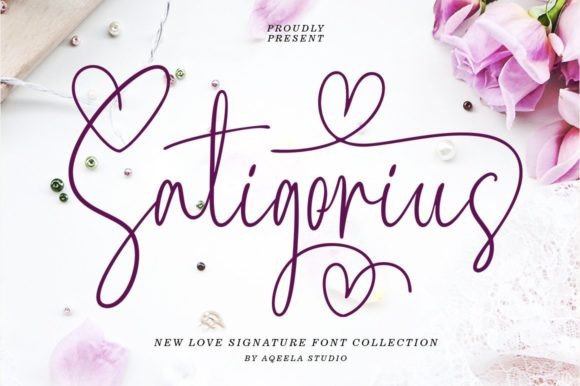 Satigorius: A Flowing Script Font