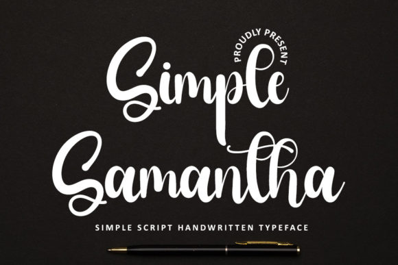 Simple Samantha: A Handwritten Font for Elegant Design