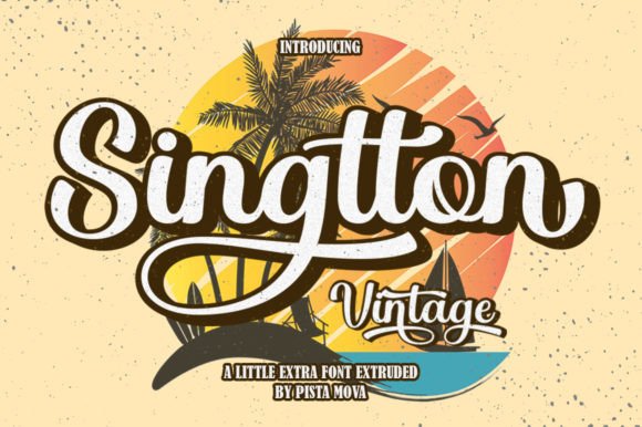 Singtton Vintage Font for Business