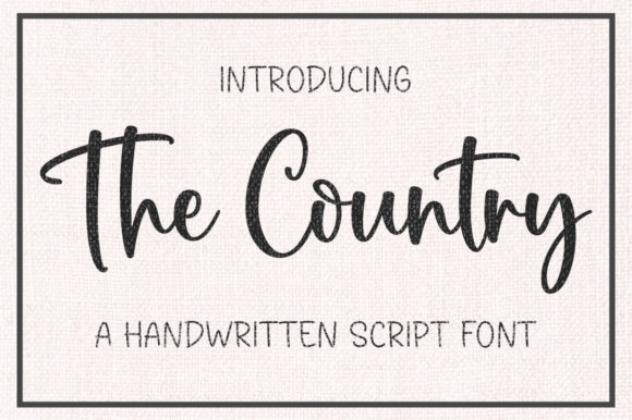 The Country Font: Elegant & Professional
