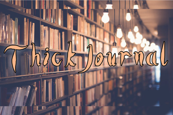 Thick Journal Font for Web Design